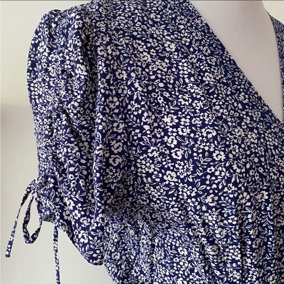 Polo Ralph Lauren Dress 14 Wrap Boho Mini 14 Dress Classic Preppy Y2K Cottage - Picture 4 of 16